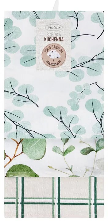 Dekorstudio Sada 3-dielných kuchynských utierok CLOVER 50 x 70 cm