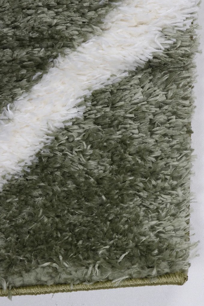 Koberec Boho 613 GREEN/CREAM rozmery koberec: 80x150 cm