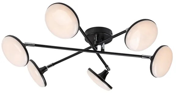 Rabalux 71063 - LED Prisadený luster MADI LED/24W/230V 3000K čierna