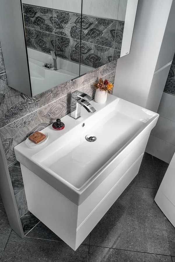 Sapho Sapho, Kúpeľňový set FILENA 85, biela, KSET-060