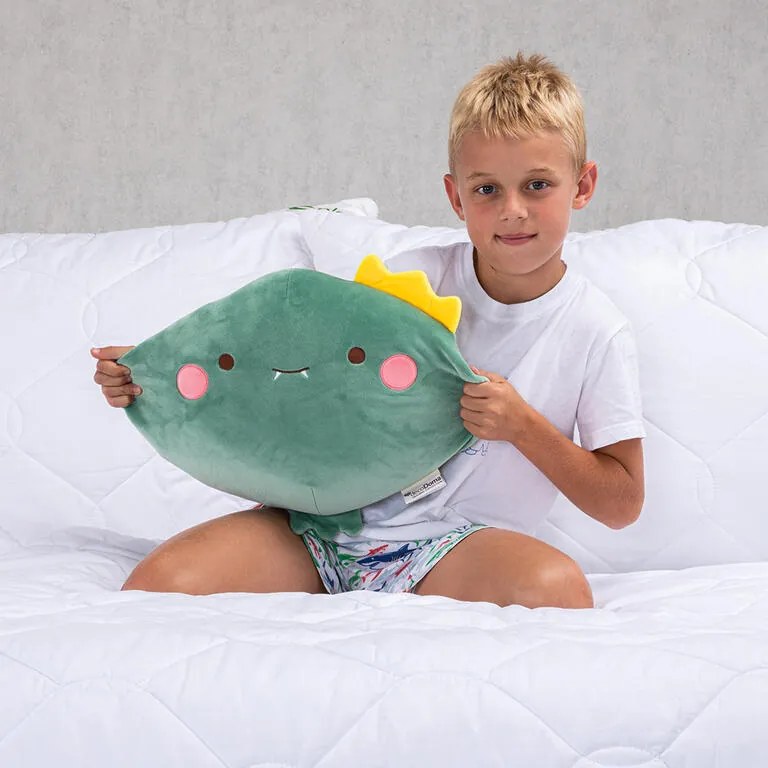 Detský tvarovateľný squish vankúšik KROKODÍL 40 cm