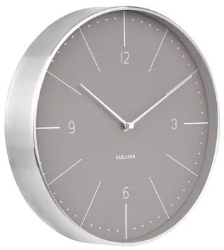 Dizajnové nástenné hodiny 5682GY Karlsson 28cm