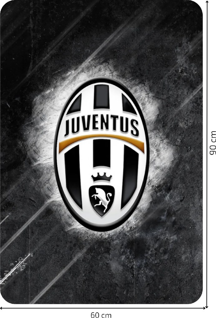 60x90cm Juventus FC - textilná nálepka na stenu