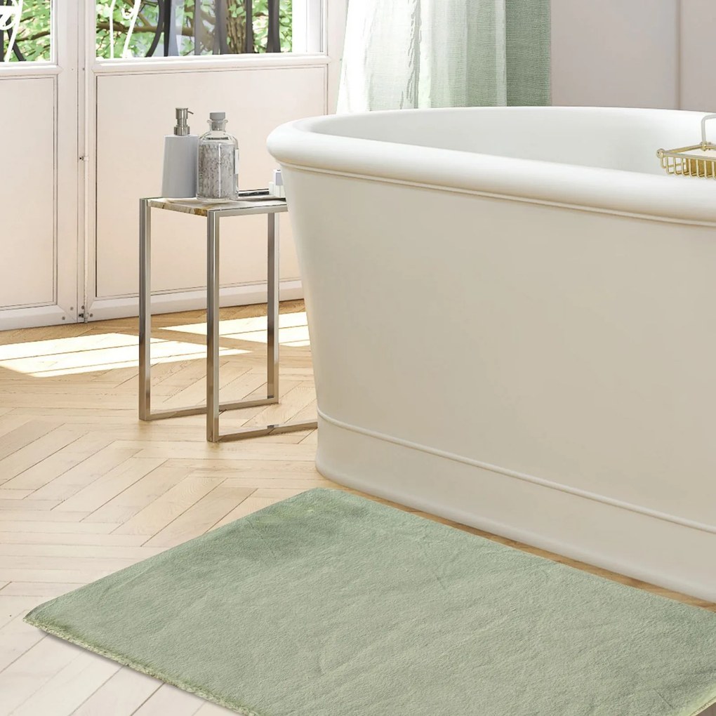 Kúpeľňový koberec MARCELO 50x70 cm bordová