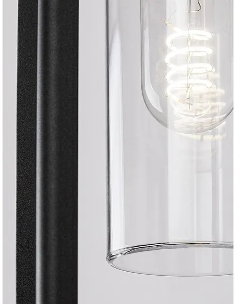 Rabalux 77085 - Vonkajšie nástenné svietidlo ZERNEST 1xE27/15W/230V IP54 čierna