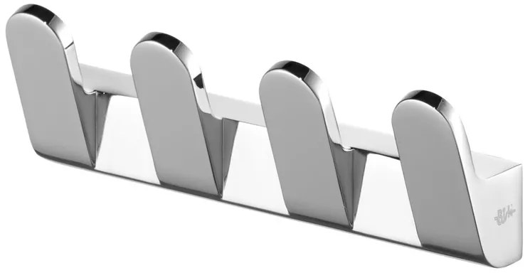 BISK Erga Futura, 4-háčikový vešiak na uteráky, chrómová, ERG-02980