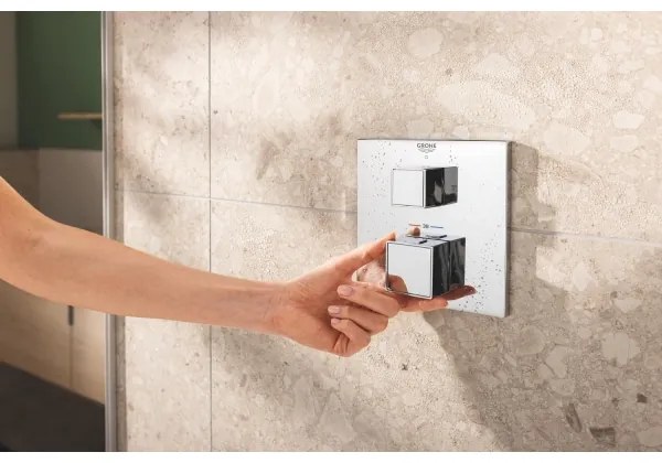 GROHE 34879000 - Podomietkový sprchový systém PRECISION CUBE 310 × 310 mm chróm