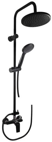 Sprchový systém RAV SLEZÁK Colorado so sprchovacím setom čierna matná CO182.0/7-43CMAT