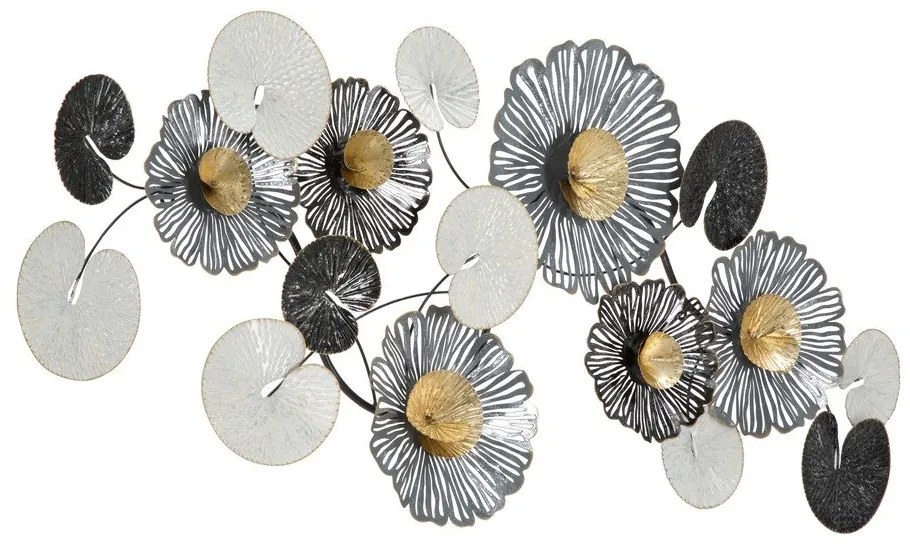 Nástenná kovová dekorácia Mauro Ferretti Troby, 143 × 64cm