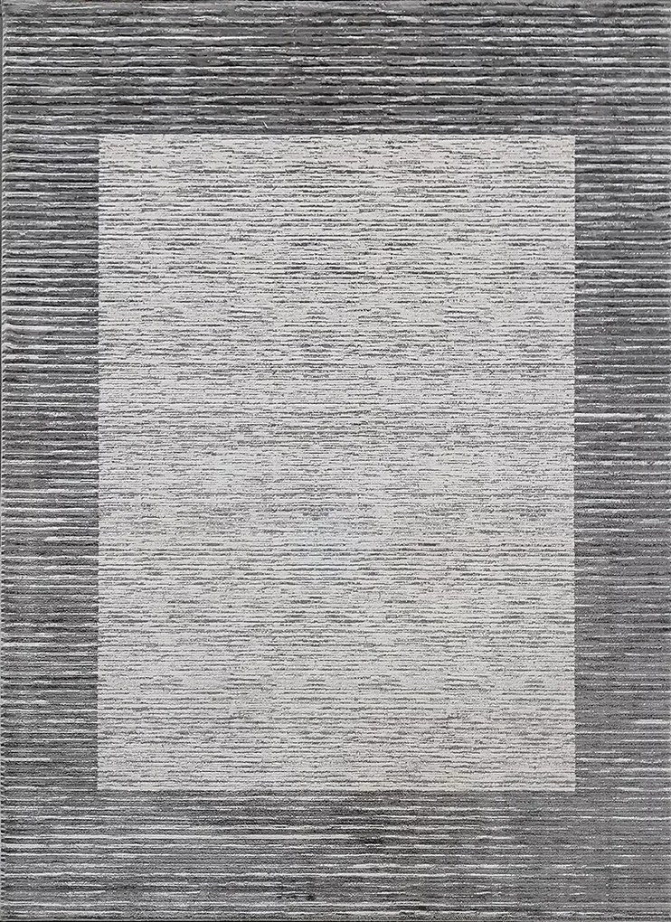 Berfin Dywany, Kusový koberec Vals 8001 Grey, 200x290, šedá, kancelária