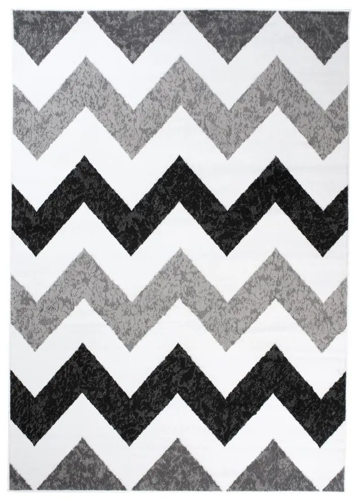 Kusový koberec PP Zero sivý 80x150cm