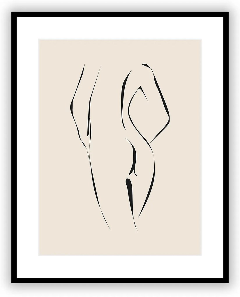 Obraz Nude Line III 40x 50 cm