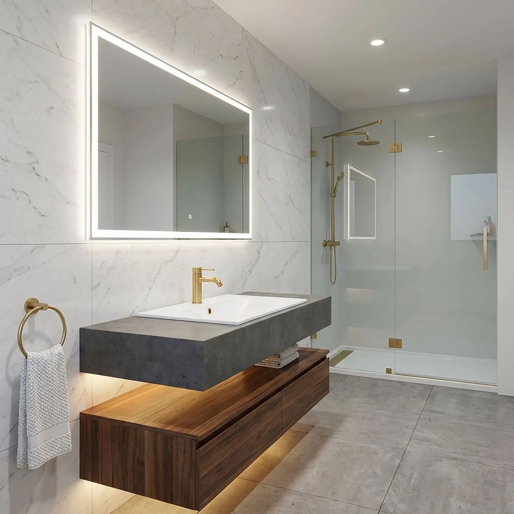 Rea Dafne 60 umývadlo, 62 x 47 cm, biela, REA-U0786