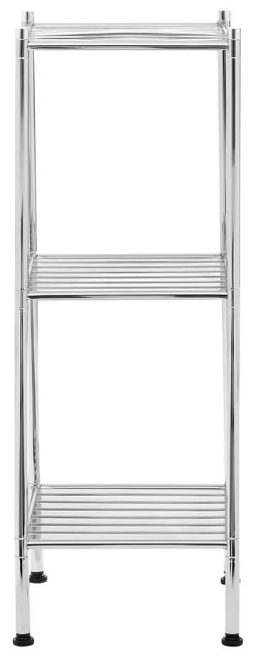 Kúpeľňový regál v striebornej farbe 34x80 cm – Premier Housewares