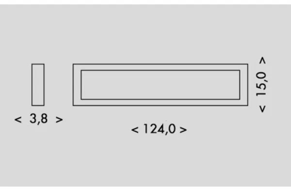 Ecolite TL1902-36W/BI-LED Stropné svietidlo PILO LED/36W/230V 4100K 124 cm biela
