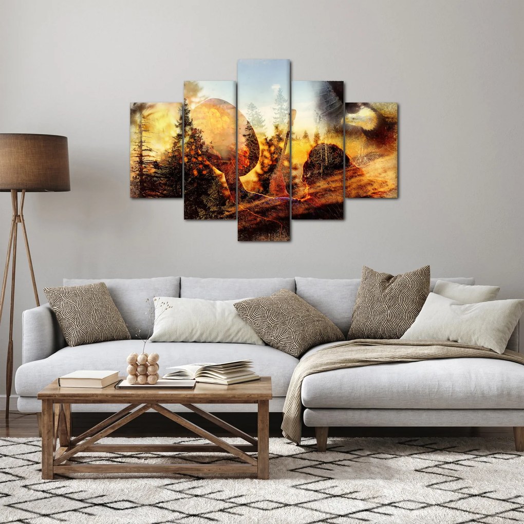 Obraz - Šamanský motív (150x105 cm)
