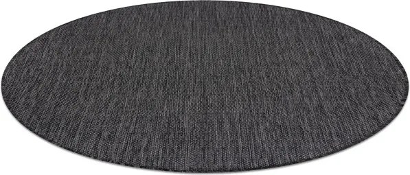Koberec SIZAL SION A5165A čierny kruh