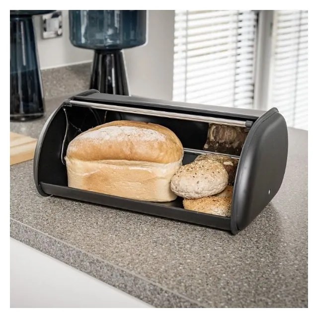 Čierny chlebník Addis Bread Bin