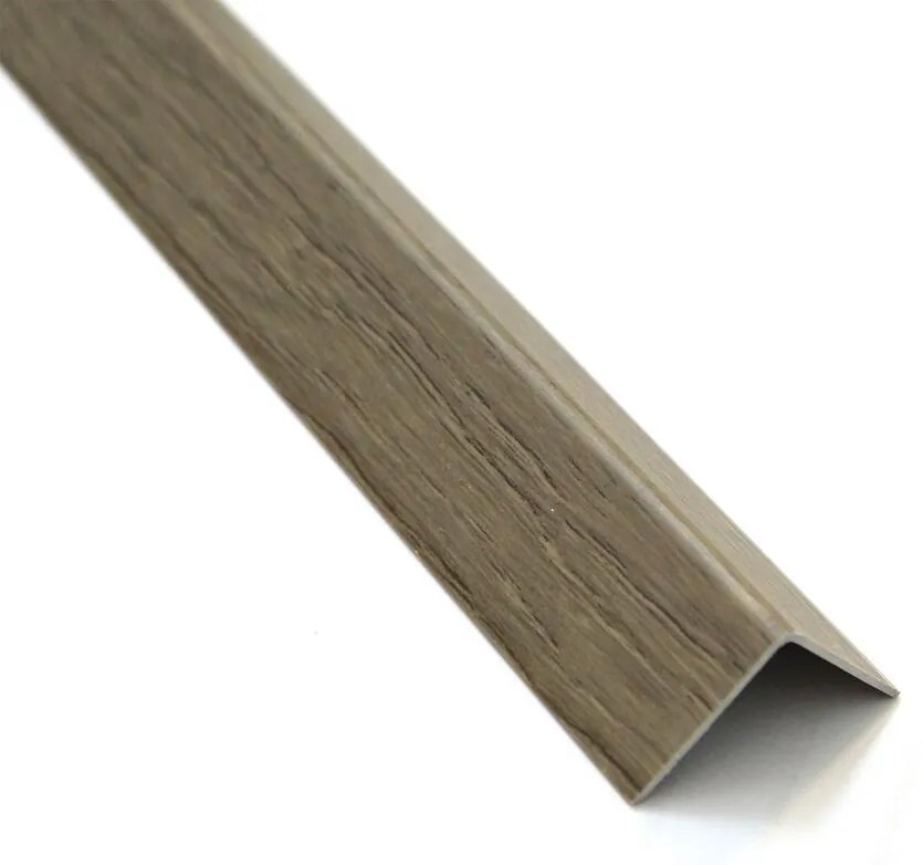 Profil uholníkový samolepiaci PVC dub sonoma 19.5x19.5x1000