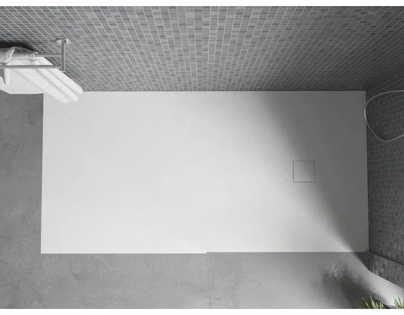 Mexen Bert, SMC obdĺžniková sprchová vanička 160 x 80 cm, biela, 4K108016