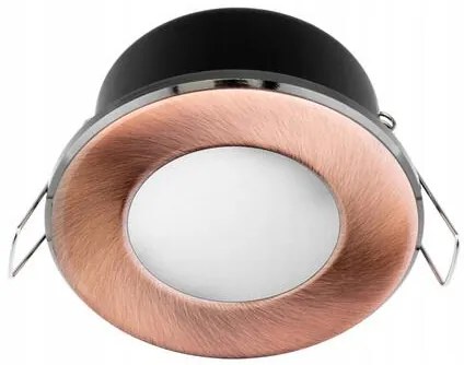 Podhľadové svietidlo Aqus okrúhle medené