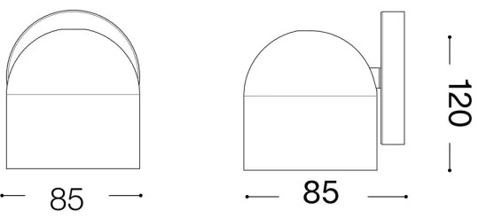Ideal Lux - LED Nástenné bodové svietidlo DODO 1xGX53/9W/230V mosadz