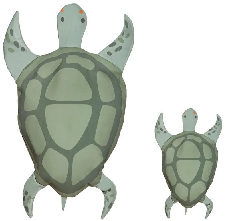 Zelený detský sedací vak Turtle - Little Nice Things