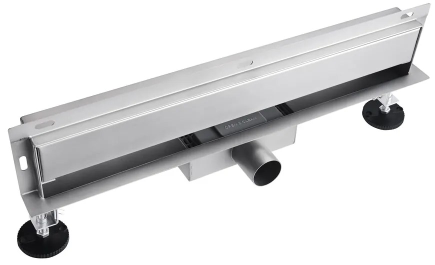 Mereo Mereo, Odtokový sprchový žľab do steny 70 cm, vr. roštu TILE, MER-CZ191