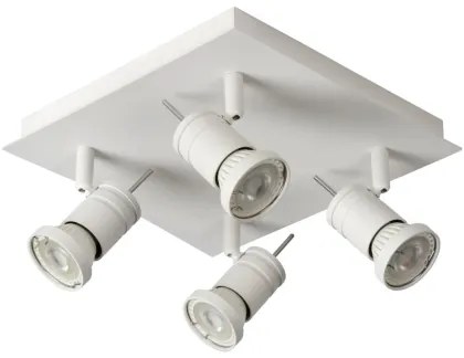 Lucide 17990/19/31 - LED bodové svietidlo TWINNY-LED 4xGU10/4,5W/230V biele 25cm