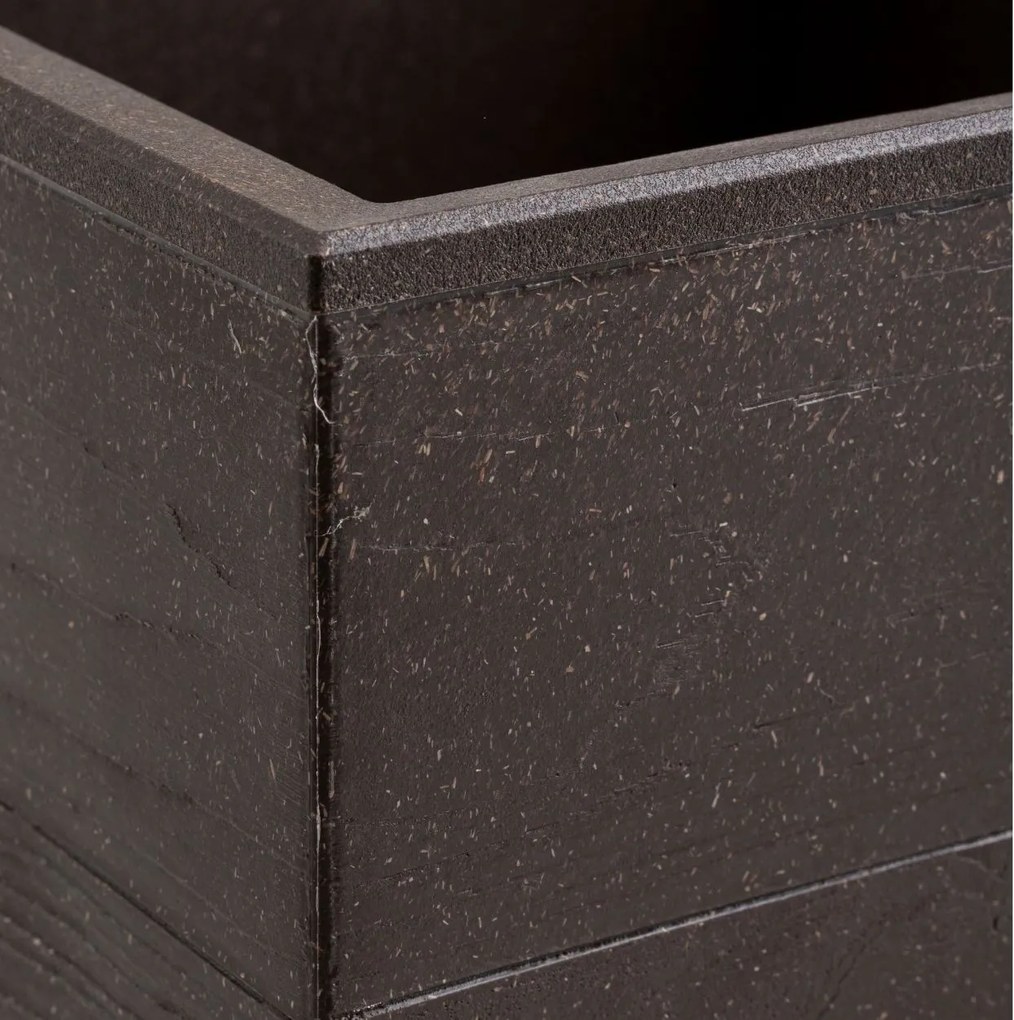 Květináč na kolečkách BETONIQUE 60x40 cm espresso hnědý