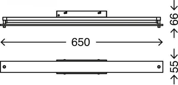 Briloner 2240-118 -LED Stmievateľné kúpeľňové osvetlenie zrkadla LED/8W/230V IP44