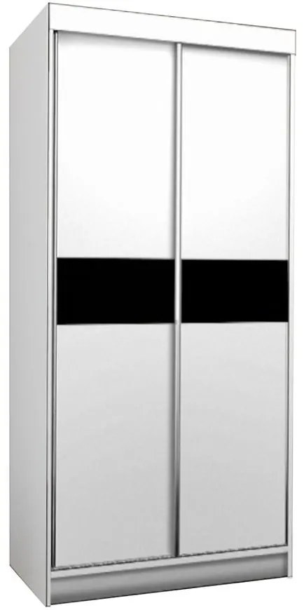 Skriňa Top 4 100 Biely