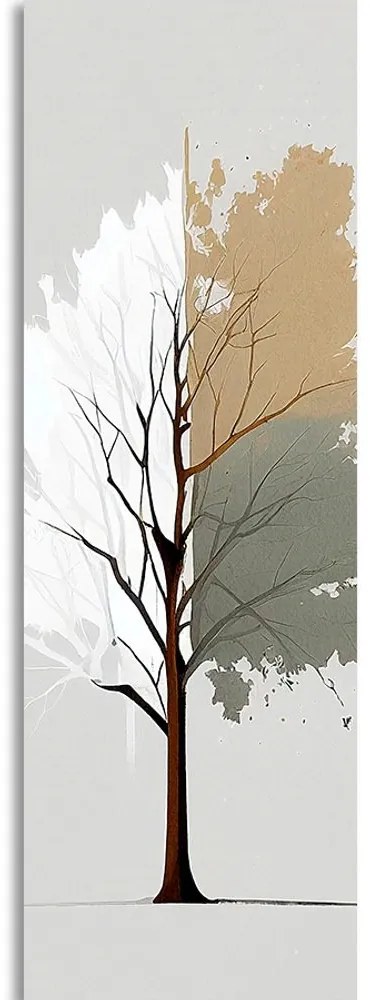 Obraz zaujímavý minimalistický strom - 45x135