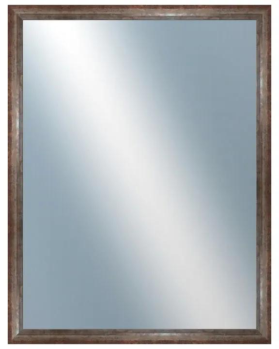 DANTIK - Zrkadlo v rámu, rozmer s rámom 70x90 cm z lišty NEVIS červená (3051)