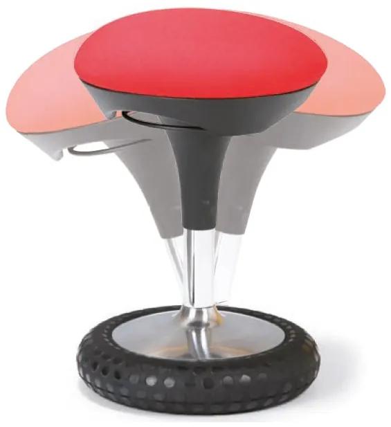 Topstar Zdravotná balančná stolička HOVER, červená