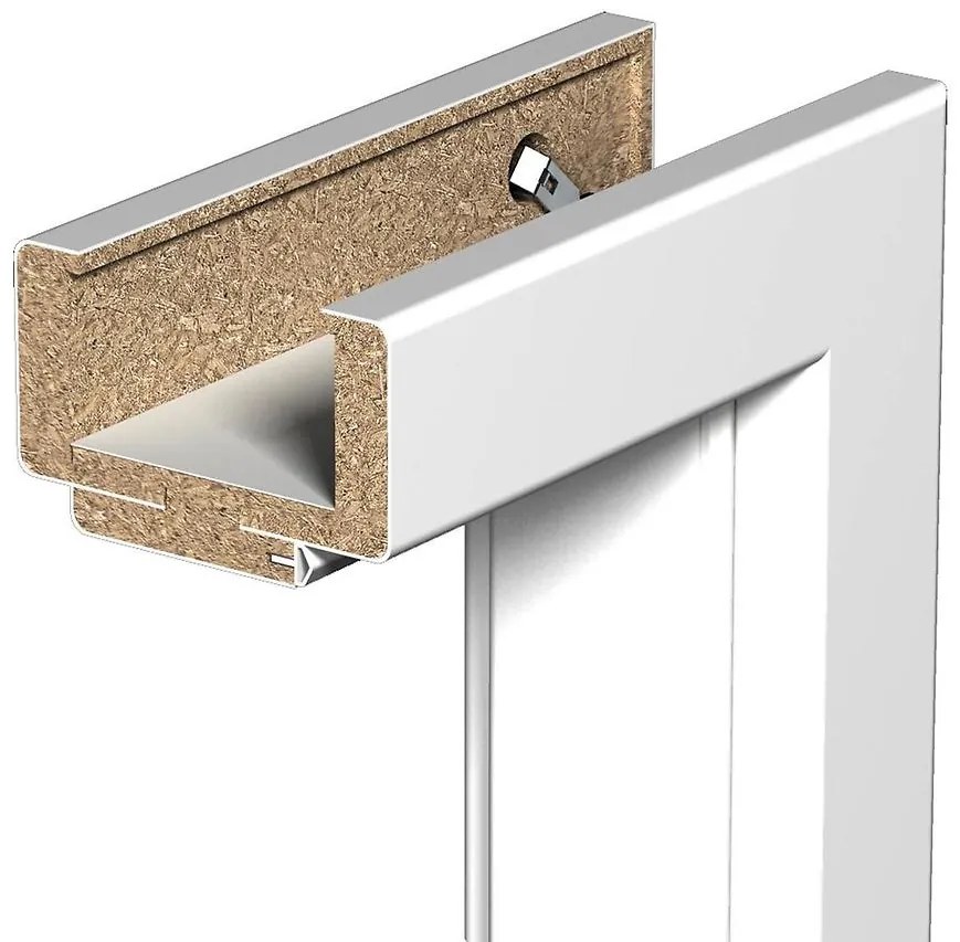 Regulovaná zárubňa 70P 100-140 biela