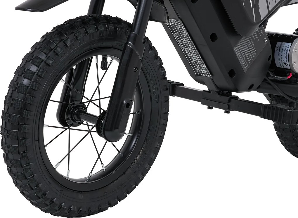 Ramiz Detský elektrický motocykel SHARK čierny
