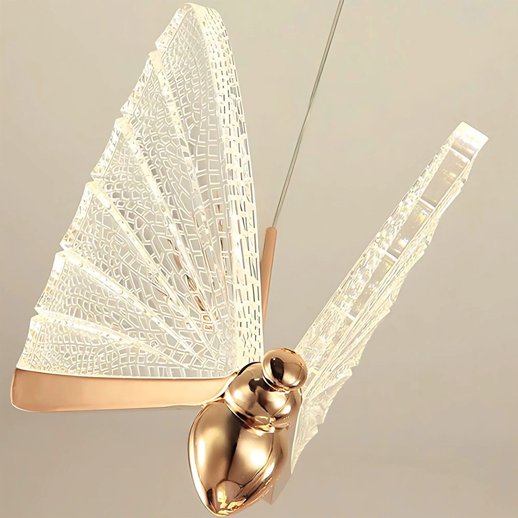 Toolight Toolight, LED závesné svietidlo 5W, 3000K, 1000lm, LHJ105-1CP, ružové zlato, OSW-50069