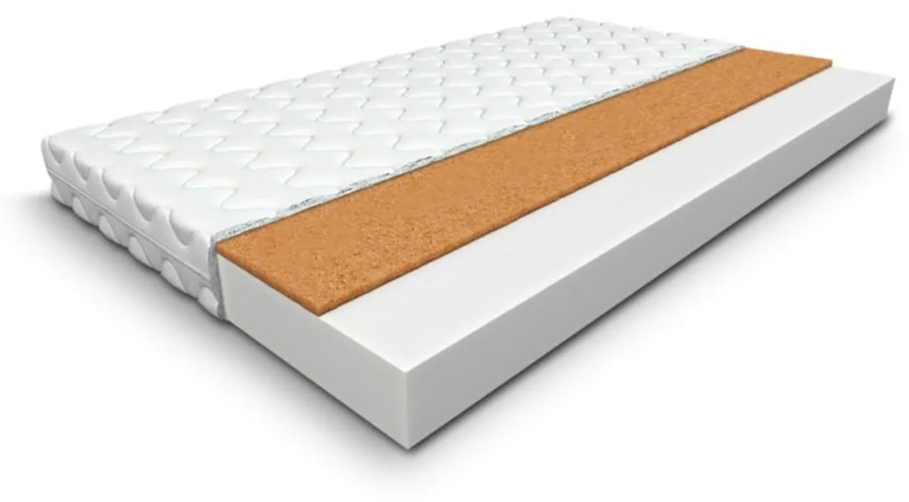 Penový matrac s kokosovou vrstvou SAMBA 10 cm 200x200 cm
