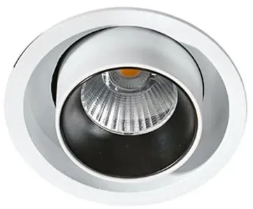Bodové svetlo Luna 15W Dimm biele do sadrokartonu