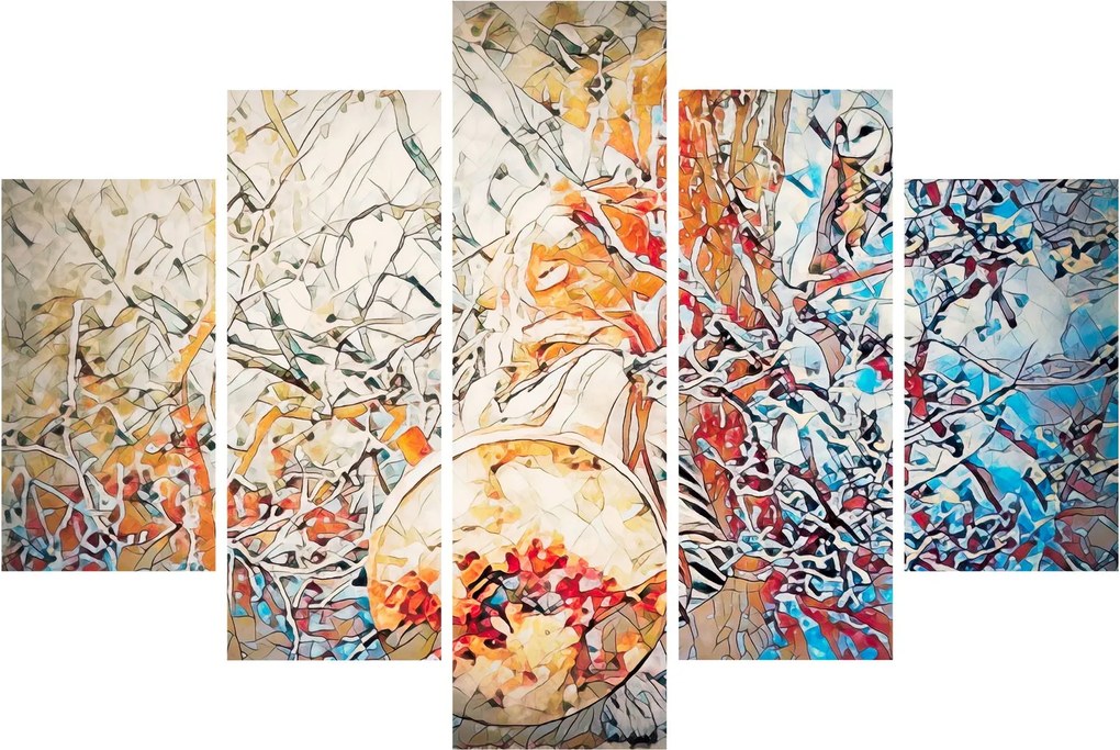Obraz - Mozaiková abstrakcia (150x105 cm)