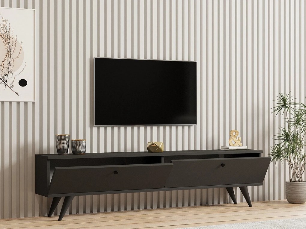 TV stolík/skrinka Tamoku (antracit) . Akcia -19%. Vlastná spoľahlivá doprava až k Vám domov. 1095126