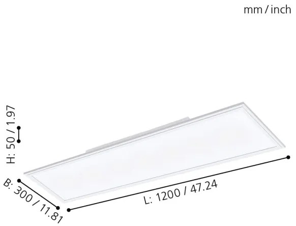 Eglo 98205 - LED Stmievateľný panel SALOBRENA-A LED/30W/230V + diaľkové ovládanie