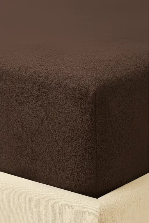 Froté plachta FROTTE hnedá Rozmer: 140x200x30 cm