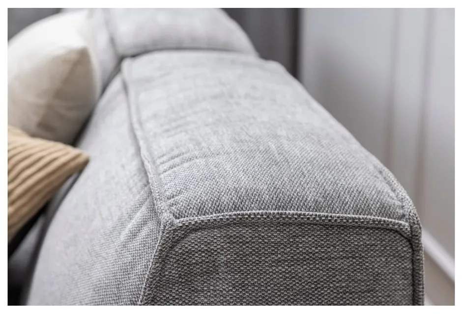 Svetlosivý koncový otvorený modul pohovky Bonami Selection Fairfield, pravý roh