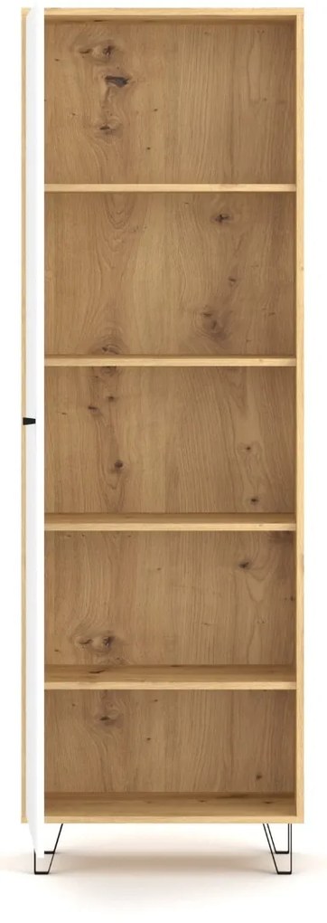 Predsieňová skriňa Bilbao 63,4 cm dub artisan/biela