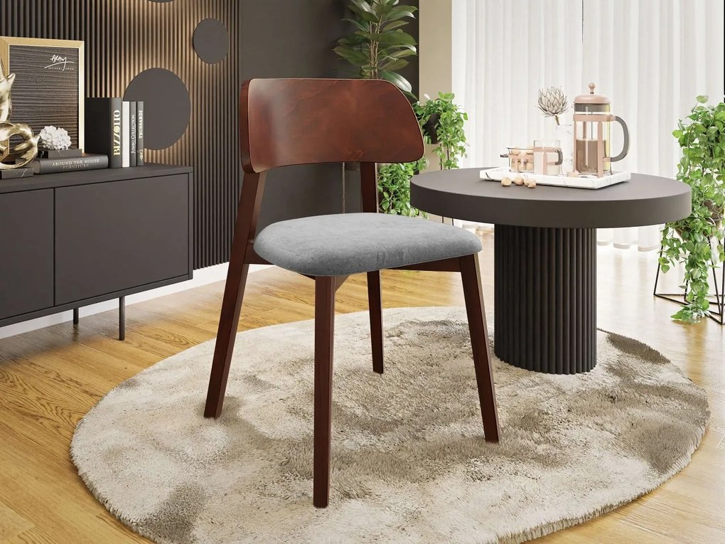 Jedálenská stolička Azunax, Dostupné poťahy: Magic Velvet 2250, Farby: čierna
