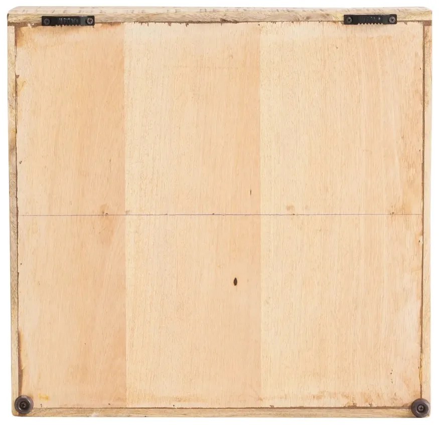 furniture-nabytek.cz - Masívna zrkadlová skrinka Caribou z mangového dreva, lakovaná, hnedá – 52×23×50 cm