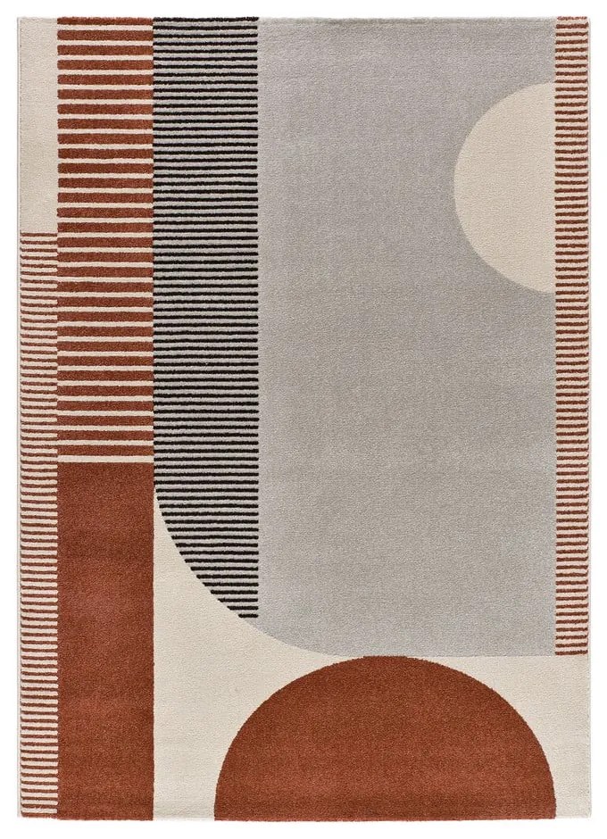 Červeno-sivý koberec 120x170 cm Gaia – Universal