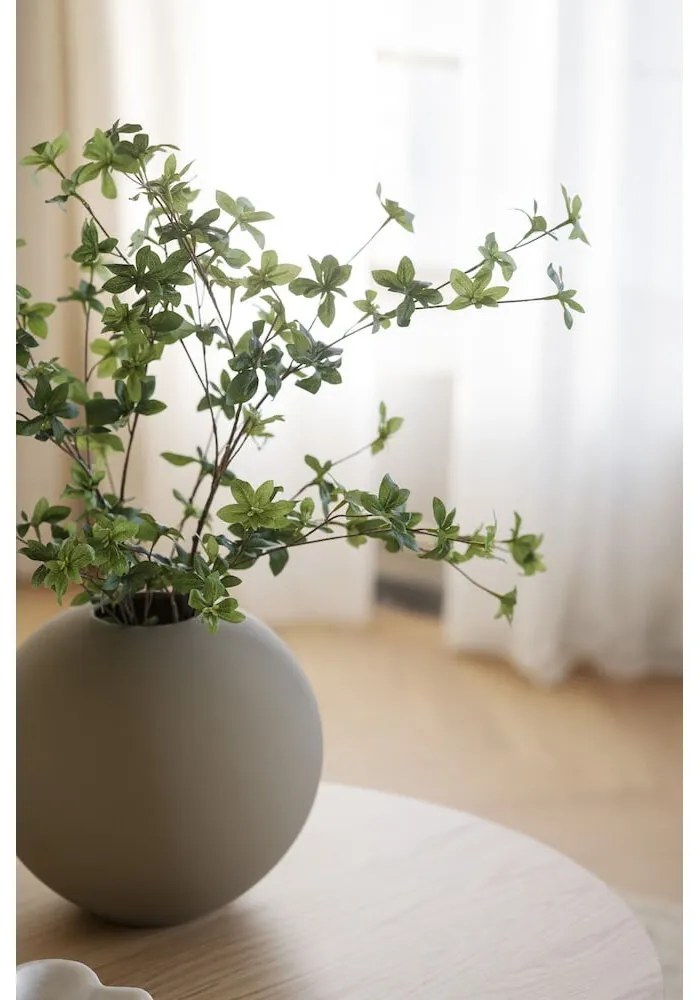 Okrúhly konferenčný stolík v dekore duba v prírodnej farbe 90x90 cm Yumi - Rowico